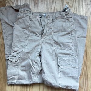 Zara TRF straight cargo pants, tan. 26
